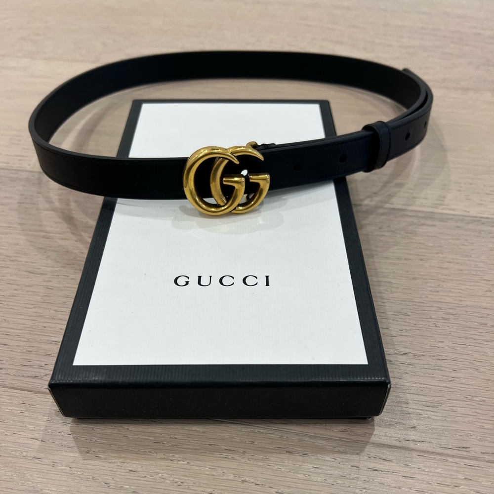 Gucci leather belt
